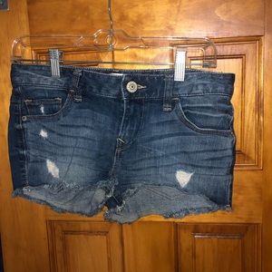 Express jean shorts size 2